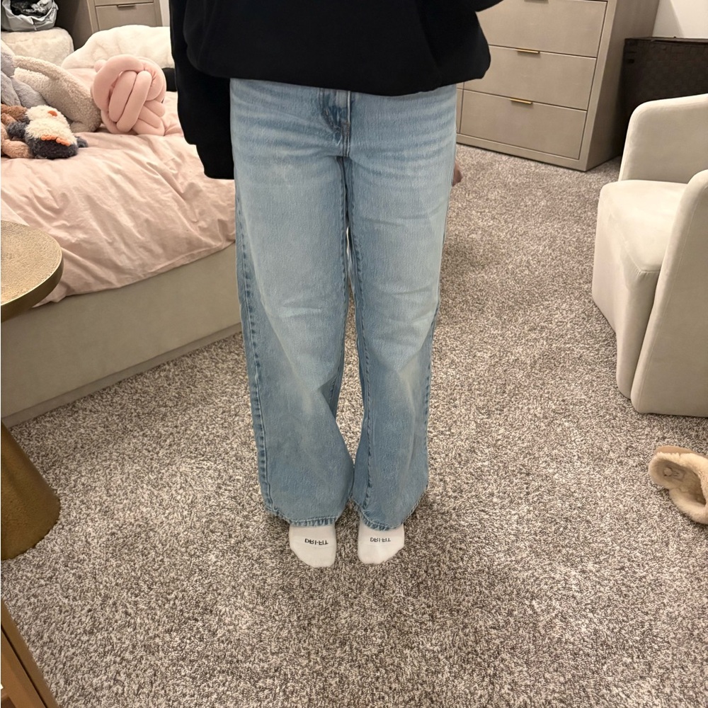 Levi's Light Blue Baggy Jeans